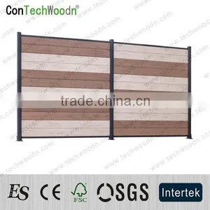 Modern Design Outdoor Wood and Plastic Composite Garden Fence thumbnail-2