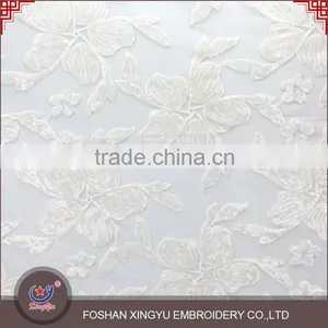 Sale High Quality Factory Latest Embroidery Designs Wholesale Sequin 100% Polyester Mesh Fabric thumbnail-3