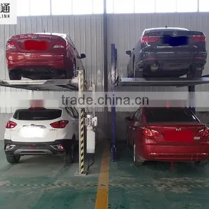 Four Post Home-used PJS Simple Lifting Car Parking Equipment thumbnail-4