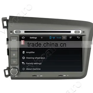 Wecaro Android 4.4.4 Car Gps Navigation Dashboard Placement 8" Usb Aux Interface for Honda Accord Civic BT Gps 3g TV 2012 2013 thumbnail-5