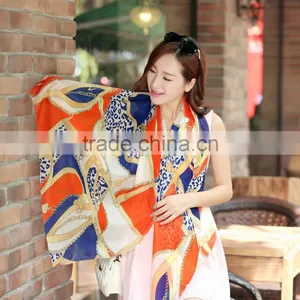 China Factory for Woman Scarf,Fashionable Printed Scarf, Silk Scarf thumbnail-4