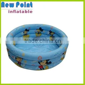 Mini Blue Cartoon Inflatable Round Swimming Pool Toy for Fun,inflatable Kids Pool,pool Toys thumbnail-1