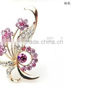 Noble Beauty Full Diamond Crystal High-grade Pin Brooch thumbnail-3