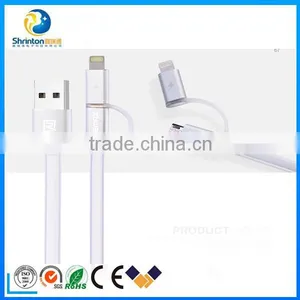 2015 REMAX Hot Sale Charging USB Data Cable 2 in 1 Metal Cable thumbnail-6