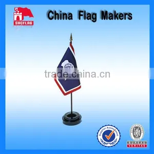 Custom Logo Design Mini Table Flag Banner For Promotion thumbnail-1