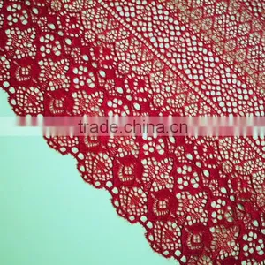 Colourful Bridal Lace Fabric With Flower for European Market thumbnail-2