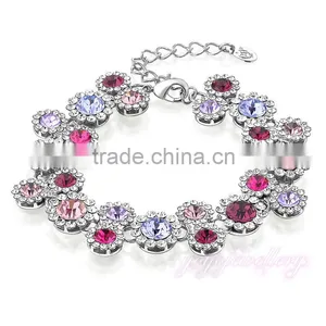 Luxury Tennis Gemstone Ladies Bracelet Models thumbnail-1
