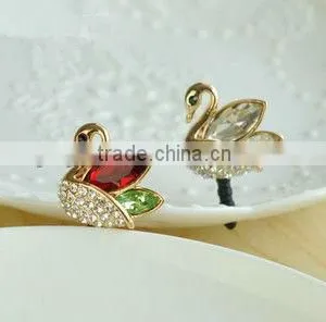 P0828 Swan Cute Headphone Dust Plug thumbnail-1