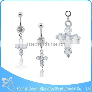 Stainless Steel Body Jewellery Navel Ring Fake Belly Button Piercing thumbnail-6
