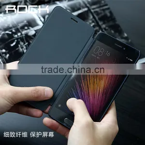 Original ROCK Brand Veena Series Hard PC Rubber Case for Xiaomi 5 PU Leather Flip Case MT-5501 thumbnail-2