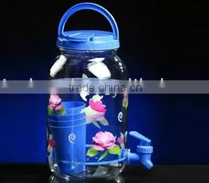 1G 3800 BPA FREE Jar Buffet Plastic Juice Jar PET Water Jar Custom Logo Custom Color thumbnail-1