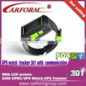 2014 Factory Selling Real Time Easy Carry Mini Waterproof 301 Gps Watch Tracker,locator Device for Kids,elderly, Adults thumbnail-4