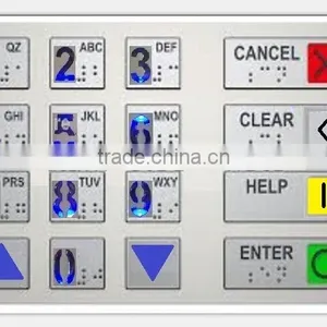 16 Keys Numeric Metal Keypad for Bank ATM Equipment thumbnail-4