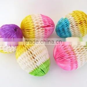 10" Striped Easter Egg Decoration thumbnail-1