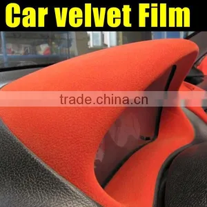 Velvet Fabric Car Interior Wrap Film 1.35*15m per Roll thumbnail-1