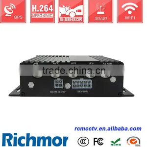 BNC/VGA Port for Small Hiden Taxi Camera Vehicle DVR 4CH SD Card Machine thumbnail-2