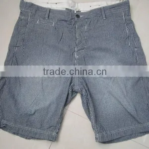 2012 New Mens Fashion Plaid Cotton Cargo Shorts thumbnail-1