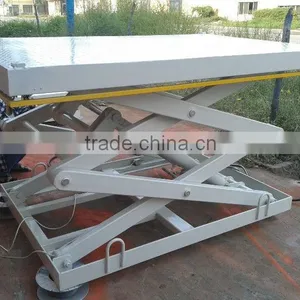 CE Approved Utility Cargo Indoor Scissor Lift Table/hydraulic Stationary Scissor Lift thumbnail-1