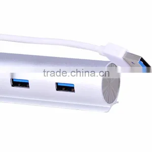OEM 4 Port Portable USB 3.0 Hub With Power Switch for Ultra Book, MacBook Air, Windows 8 Tablet PC thumbnail-4