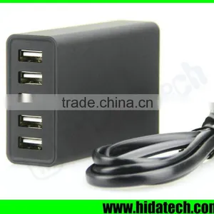 Multi USB Charger 5 Port Usb Wall Charger Home Charger for Smart Phone and Tablets thumbnail-3