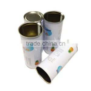 Empty Tinplate 250ml Slim Soft Drink Tin Can thumbnail-1