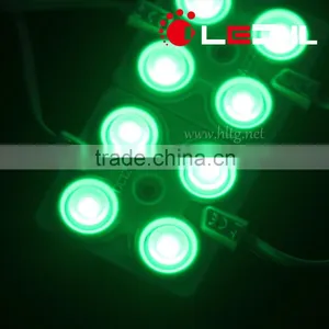 4LEDs SMD2835 Injection Molding LED Module Yellow Color With 2.4W 200lm 160 Degree Lens 5 Years Warranty thumbnail-3