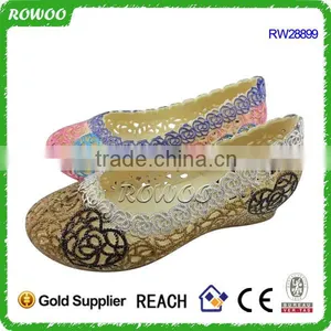 Hollow Lady PVC PCU Sandal Shoes thumbnail-4