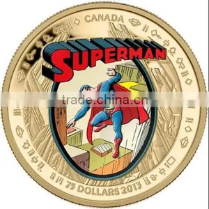 Customized 2D Metal Coin Gift High Polishing Promotion Enamel Cheap Wholesale Souvenir Coin thumbnail-2