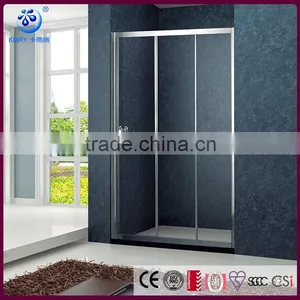 3 Panel Tempered Glass Folding Shower Screen (KD4001) thumbnail-1