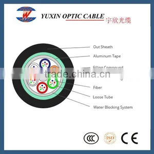 8 Core Outdoor Armoured Stranded Loose Tube Waterproof Outdoor Fiber Optic Cable(GYTA/S) thumbnail-1