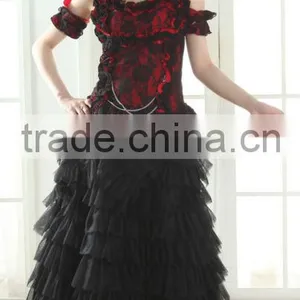 Glp 2013 Punk Sexy Ruffle Shoulder Strap Border Waist Vest 61252 thumbnail-5