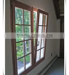 Wood Color Frame Modern House Tilt and Turn Window for Sale thumbnail-4