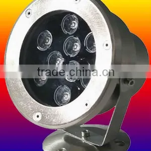 9W IP68 Stainless Steel LED Underwater Fountain Lamp 12V thumbnail-1