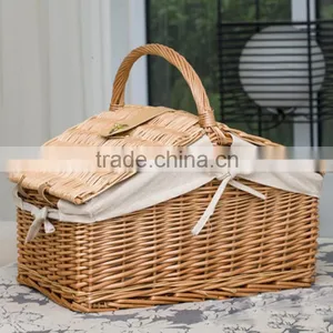 Wholesale Factory Direct Hot Sale Wicker Picnic Baskets Willow Picnic Baskets Storage Baskets thumbnail-5