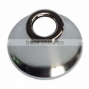 Bell Pattern Sure Grip Flange, Polish Brass Sure Grip Flange, Solid Brass Sure Grip Bell Flange, Bronze Soild Brass Flange thumbnail-1