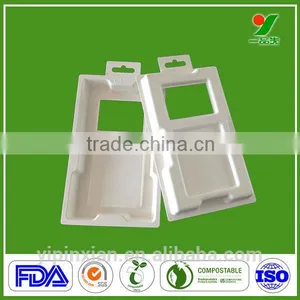 Recycled Business Industrial Environmental Paper Pulp Pallets Packaging for Cell Phone thumbnail-1