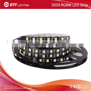 5050 RGBW 5m 60leds/m Led Strip Rgbw RGB+Warm White Strip Non-waterproof IP30 Black PCB DC12V SMD 5050 Mixed Color thumbnail-1