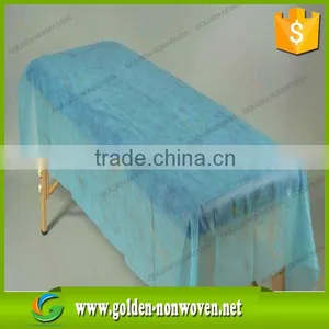 White and Green Color Polypropylene Nonwoven Fabric/sms/smms Non Woven Fabric for Hospital Bed Sheet thumbnail-1