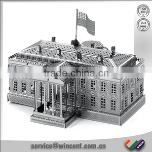 Famous Building White House Metallic Mini 3D Custom Puzzle thumbnail-1