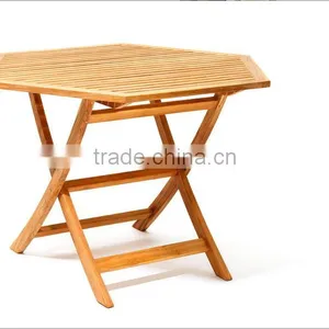 Wooden Table, Wood Furniture, Outdoor Table, Extension Table, Wooden Round Table, Garden Furniture thumbnail-1