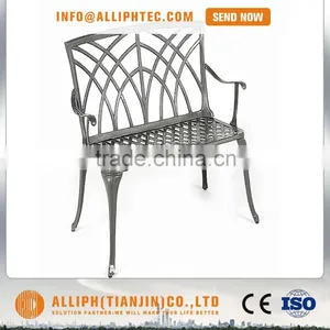 Aluminum Garden Furniture Cast Aluminum Prak Bench thumbnail-2