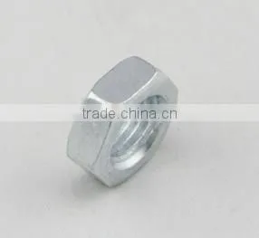 Blue White Zinc Hexagon Thin Nuts DIN439 thumbnail-4