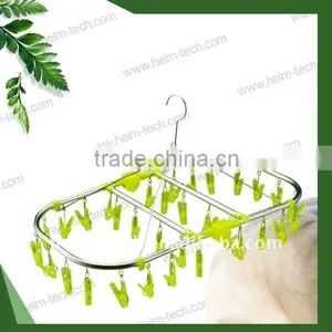 Aluminum Alloy Folding Clothes Hanger(40pegs)-3085 thumbnail-1