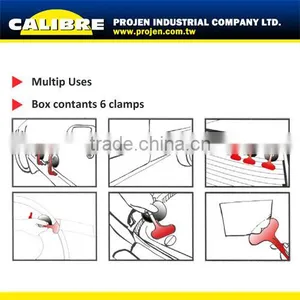 CALIBRE Auto Repair Tools Suction Cup 6pc Universal Vacuum Clamp Set thumbnail-3