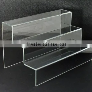 Acrylic 3 Step Freestanding Display Rack (Shelf/ Riser / Stand) thumbnail-1