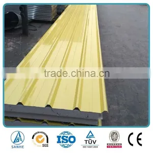 Prefab House Building Material EPS and Rock Wool Sandwich Panel thumbnail-1