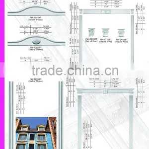 2016 High Quality Good Price Beautiful Polystyrene Crown Molds for Concrete Columns thumbnail-4
