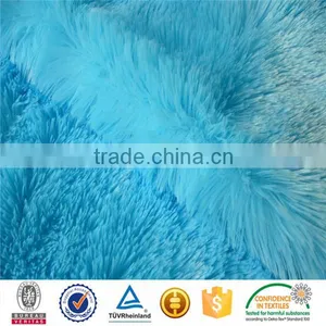 100% Polyester Toy Solid Color Long Pile pv Plush Fabric thumbnail-5