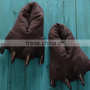 Guangzhou Women Shoes Snake Pattern Accessories Genuine Leather Plush Winter Boots Winter Slipper Plush Indoor Shoes thumbnail-5