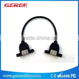 A Male to USB Female Panel Mount Adapter Extend Cable thumbnail-2